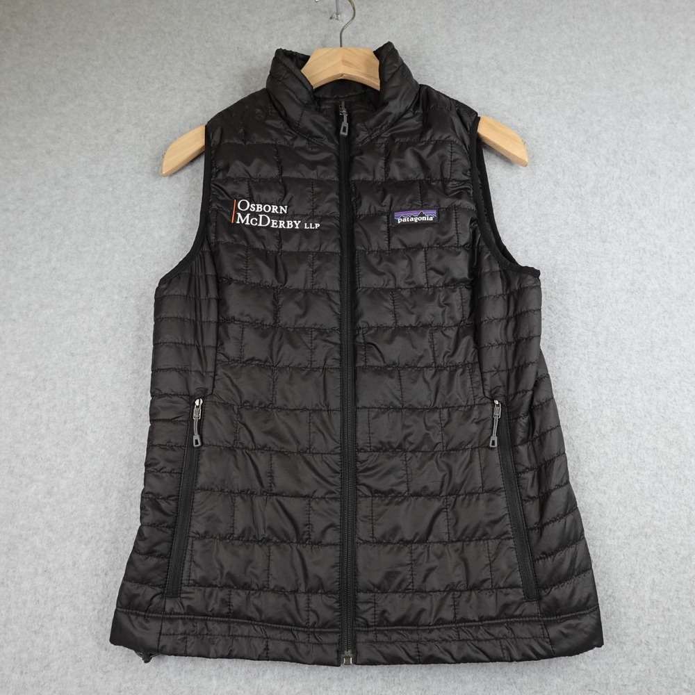 Patagonia Primaloft Nano-Puff Vest Womens Small Lightweight Full Zip Hiking